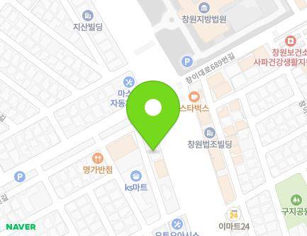 경상남도 창원시 성산구 창이대로706번길 4-18 (사파동, 창원동산병원) 지도