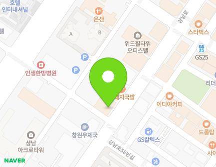 경상남도 창원시 성산구 상남로 63 (상남동) 지도