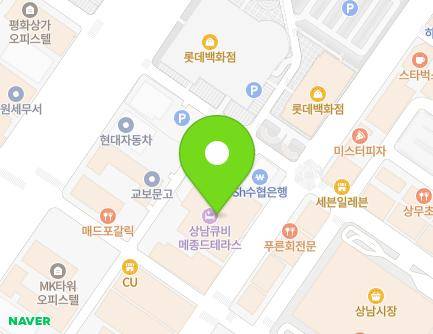 경상남도 창원시 성산구 상남로 107 (상남동, 상남큐비메종드테라스) 지도