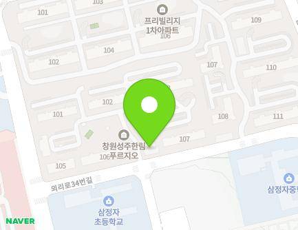 경상남도 창원시 성산구 외리로34번길 15 (성주동, 한림푸르지오아파트) 지도