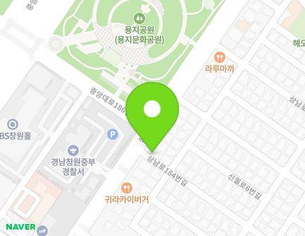 경상남도 창원시 성산구 상남로 184 (신월동, 한국음식업창원시지부) 지도