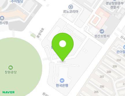 경상남도 창원시 성산구 원이대로 633 (신월동, 한국은행경남본부) 지도