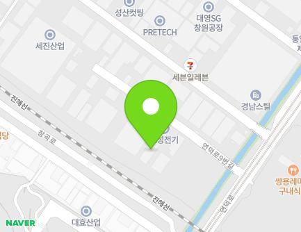 경상남도 창원시 성산구 연덕로9번길 11 (웅남동, 호성전기) 지도