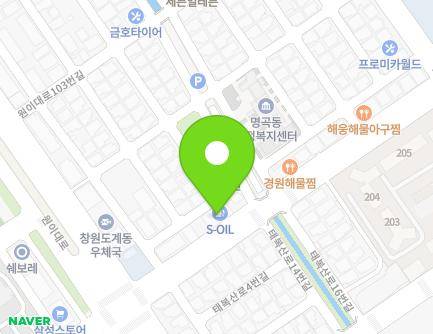 경상남도 창원시 의창구 태복산로 13 (도계동, 무지개주유소) 지도
