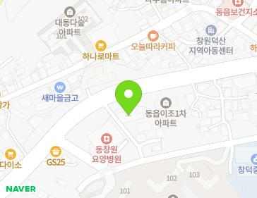 경상남도 창원시 의창구 동읍 의창대로 882 지도