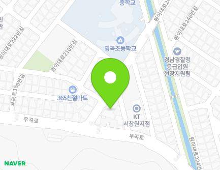 경상남도 창원시 의창구 우곡로 177 (명서동, 명서성당) 지도