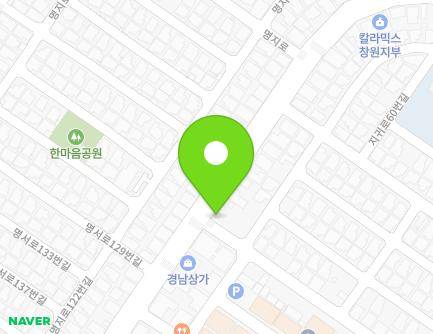 경상남도 창원시 의창구 지귀로 24 (봉곡동, 현대타일) 지도