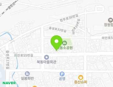 경상남도 창원시 의창구 의안로55번길 24-1 (북동) 지도