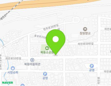 경상남도 창원시 의창구 의안로55번길 24-16 (북동) 지도