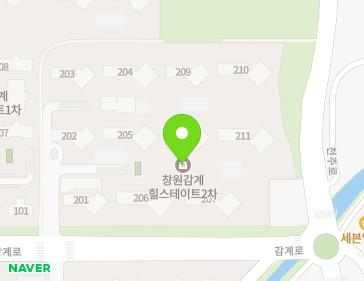 경상남도 창원시 의창구 북면 감계로 341 (창원감계힐스테이트2차) 지도