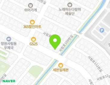 경상남도 창원시 의창구 사림로 107 (사림동) 지도