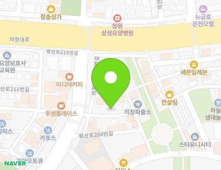 경상남도 창원시 의창구 평산로208번길 5 (중동) 지도