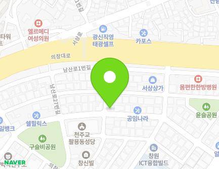 경상남도 창원시 의창구 남산로17번길 33 (팔용동, 화성슈퍼) 지도