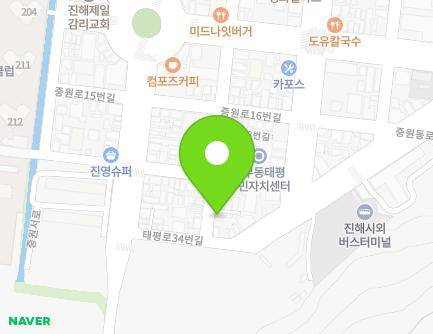 경상남도 창원시 진해구 태평로8번길 17 (대영동) 지도