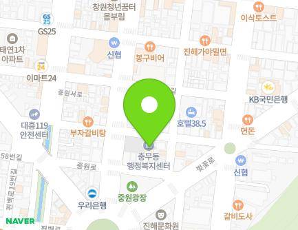 경상남도 창원시 진해구 중원로74번길 6 (대흥동, 충무동행정복지센터) 지도