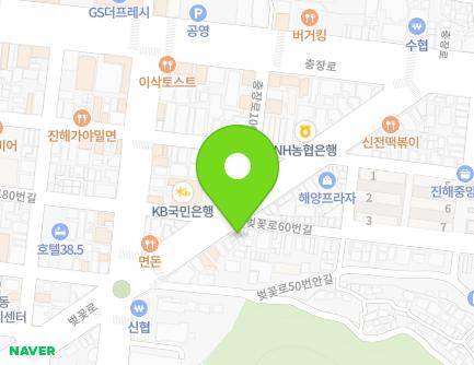 경상남도 창원시 진해구 벚꽃로 60-1 (송학동) 지도
