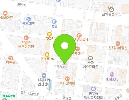 경상남도 창원시 진해구 중원로79번길 5 (송학동, 국빈모텔) 지도
