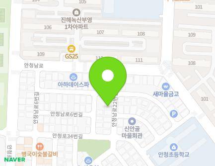 경상남도 창원시 진해구 안청남로22번길 8 (안골동, 핫썬바베큐) 지도