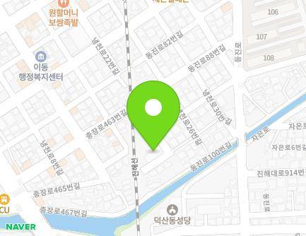 경상남도 창원시 진해구 동진로92번길 15 (이동, 대풍이동빌라) 지도