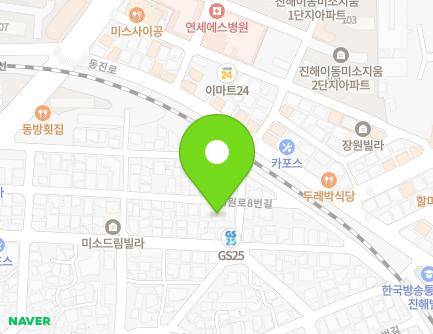 경상남도 창원시 진해구 해원로8번길 26 (이동, 해동원룸) 지도