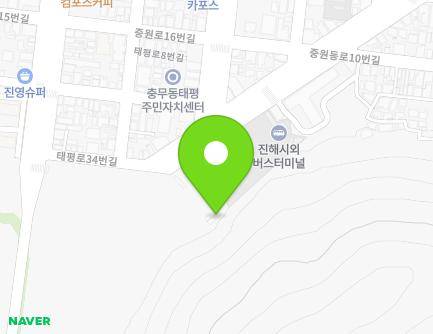 경상남도 창원시 진해구 태평로34번길 21-2 (인의동) 지도