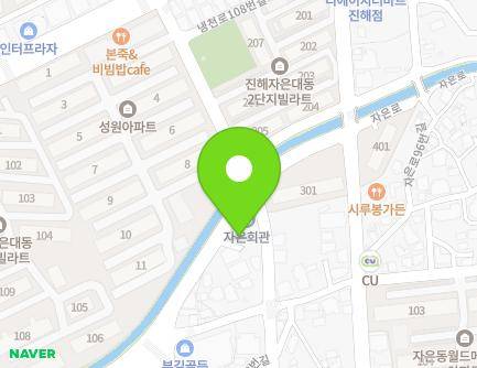 경상남도 창원시 진해구 자은로 74-1 (자은동) 지도