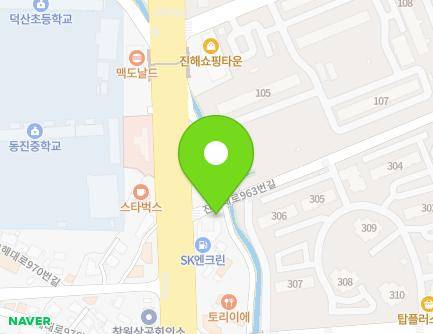 경상남도 창원시 진해구 진해대로 965 (자은동, 자은주유소) 지도