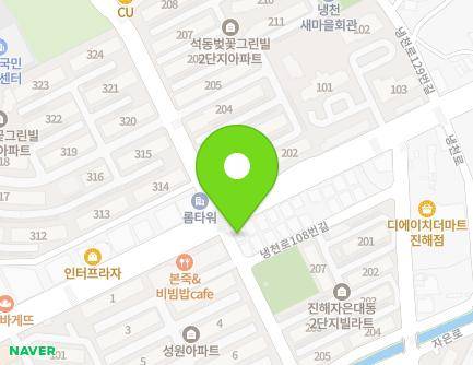 경상남도 창원시 진해구 냉천로108번길 3 (자은동, 한신부동산) 지도