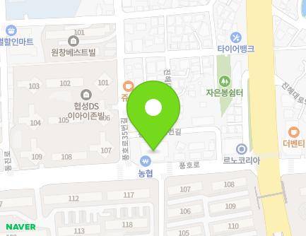 경상남도 창원시 진해구 풍호로 41 (자은동, 유토피아상가) 지도