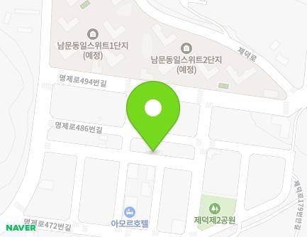 경상남도 창원시 진해구 명제로484번길 17 (제덕동, 제덕노외주차장) 지도