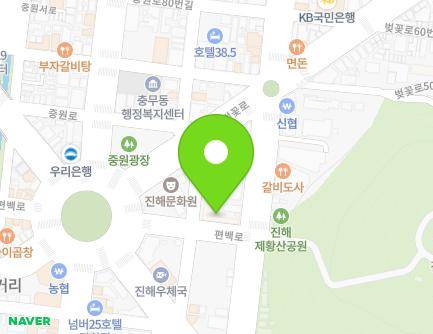 경상남도 창원시 진해구 중원동로 53 (중앙동, 중앙상가APT) 지도