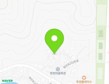 경상남도 창원시 진해구 청안로233번길 5-14 (청안동) 지도