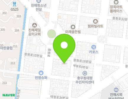 경상남도 창원시 진해구 중원로16번길 6 (충의동, 미성빌리지3차) 지도