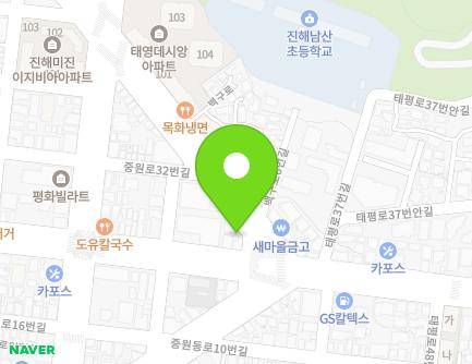 경상남도 창원시 진해구 백구로 5 (태평동) 지도