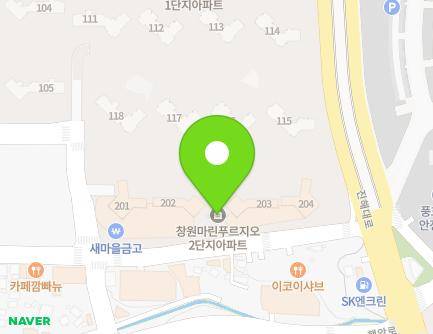 경상남도 창원시 진해구 충장로657번길 35 (풍호동, 창원마린푸르지오2단지) 지도