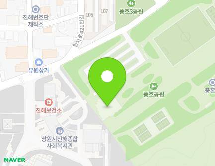 경상남도 창원시 진해구 천자로 434 (풍호동, 진해노인종합복지관) 지도