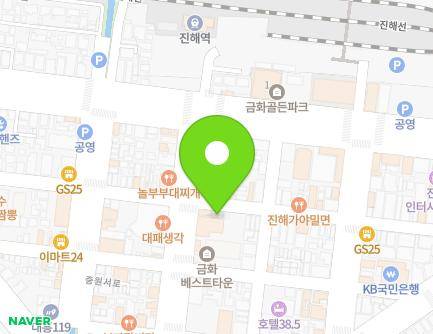 경상남도 창원시 진해구 중원로86번길 4 (화천동, 봉구비어) 지도