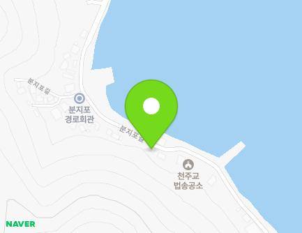 경상남도 통영시 도산면 분지포길 168 (천주교법송공소) 지도
