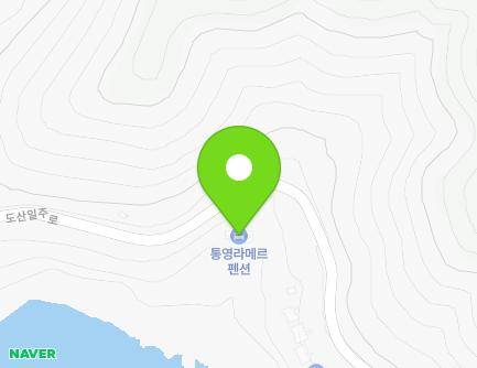경상남도 통영시 도산면 도산일주로 930 (통영라메르펜션) 지도