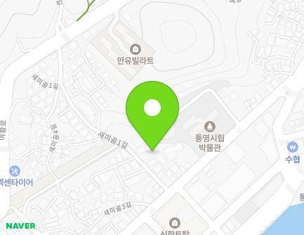 경상남도 통영시 새미골1길 12 (도천동, 호크마영재교육원) 지도