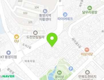 경상남도 통영시 박효자길 27-9 (도천동) 지도
