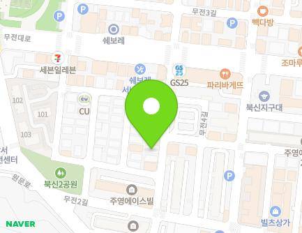 경상남도 통영시 무전2길 26 (무전동, 메종주택) 지도