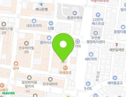경상남도 통영시 무전8길 13-38 (무전동, 진우하이빌 1차) 지도