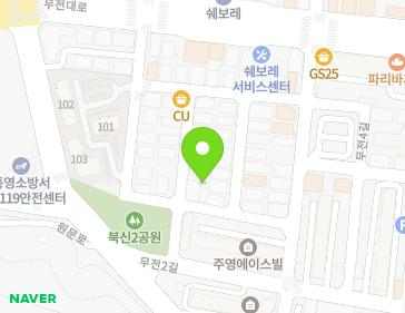 경상남도 통영시 무전2길 34-18 (무전동, 우리들식당) 지도