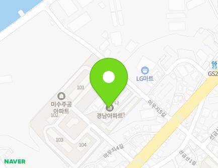 경상남도 통영시 미우지5길 17 (미수동, 경남아파트) 지도