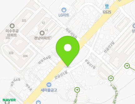 경상남도 통영시 선금산1길 34 (미수동, 정수치과) 지도