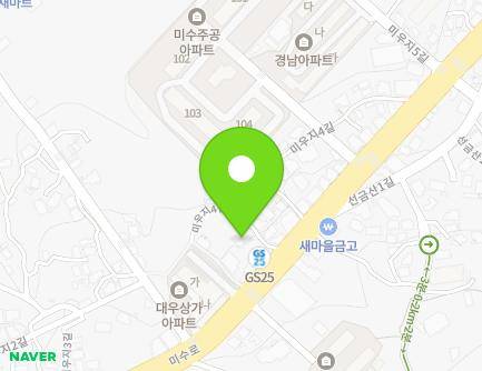 경상남도 통영시 미수로 97-1 (미수동, 영재원 어린이집) 지도