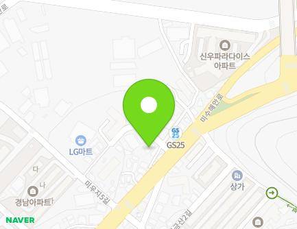 경상남도 통영시 미우지5길 14-30 (미수동, 성호다세대주택) 지도