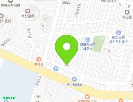 경상남도 통영시 서송정1길 46-2 (봉평동, 휴먼시아) 지도