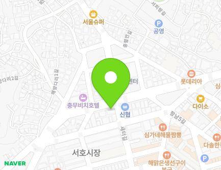 경상남도 통영시 중앙로 96 (서호동, 한국인삼유통) 지도
